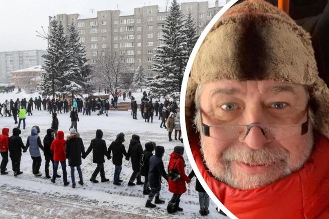 Владимир заявил, что не выйти на митинг ему не позволила совесть | Источник: Артём Ленц / NGS24.RU, Владимир Перекотий