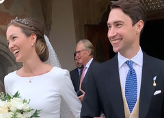 «Самая элегантная невеста года»: австрийский принц женился на манекенщице