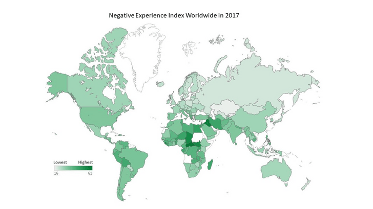 Названы самые счастливые и самые несчастные страны мира