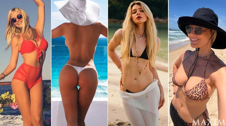 Самые горячие знаменитости России в январе 2026 года: вторая часть! Фото и видео, от которых вас поглотит томный восторг | Источник: коллаж MAXIM / соцсети