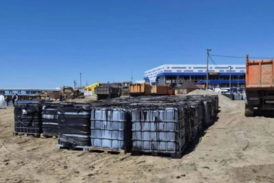 Ликвидация разлива нефти в Туапсе: вывезено 2,5 тыс кубов грунта