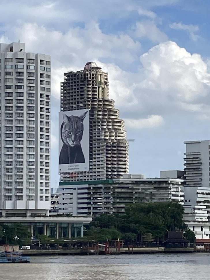 Как выглядит заброшенный небоскреб Sathorn Unique Tower в Бангкоке