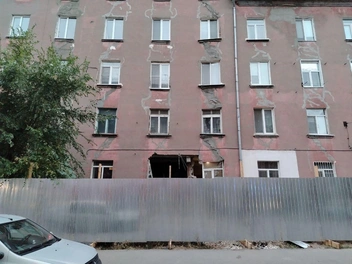 Аварийный дом | Источник: Михаил Исаев / Telegram