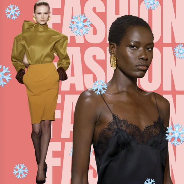 Зима 2025/26 в стиле Saint Laurent: повторяем трендовые образы с модного показа | Источник: theGirl