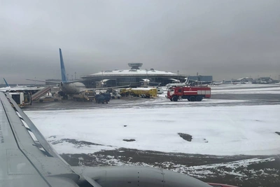 Задержки багажа в аэропорту Внуково после снегопада
