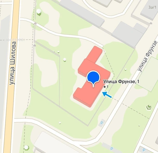 Вход в здание со стороны улицы Фрунзе | Источник: 2gis.ru