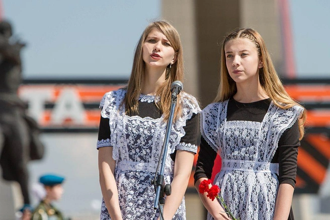 Воспитанницы Поста №1 поделились своим мнением о событиях Великой Отечественной войны | Источник: Анна Хвостова