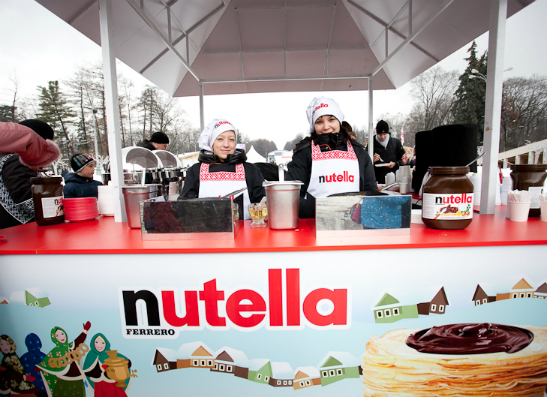 Nutella устроила блинный мастер-класс для москвичей