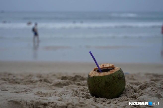 Кокосовый сок в натуральной таре стоит 150 рублей и продается на каждом шагу | Источник: Тамара Башаева / NGS55.RU