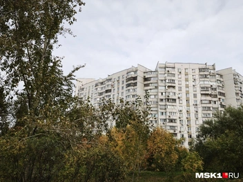 Старые панельки с одной стороны, с другой&nbsp;— новые ЖК | Источник: Михаил Мечев / MSK1.RU