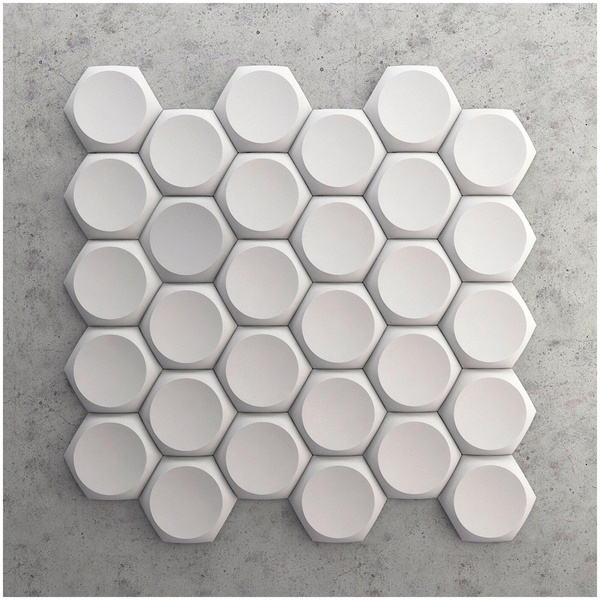 3D-плитка Hexagon XXL, Gesso Parete