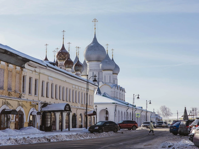 Из-за малоэтажной застройки кремль виден практически из любой точки центра. | Источник: Артем Бауман / 76.RU