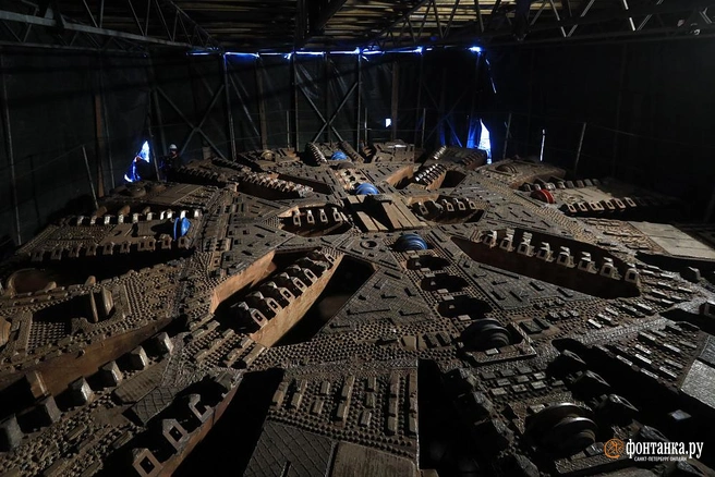 проходческий щит «Надежда» | Источник: Сергей Коньков / «Фонтанка.ру»