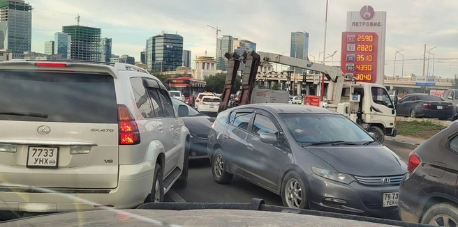 В столице Монголии жуткие пробки | Источник: Алексей Котельников