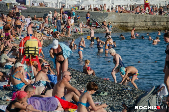 В Сочи сейчас море приятней, чем на других черноморских курортах страны | Источник: Оксана Витязь / SOCHI1.RU