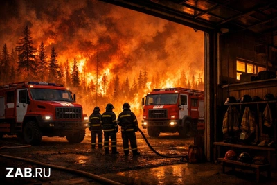 В Забайкалье критически не хватает пожарных