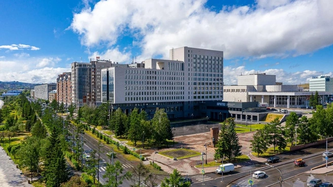 Здание офиса «РусГидро» гармонично вписалось в архитектуру исторического центра города | Источник: «Сибиряк»