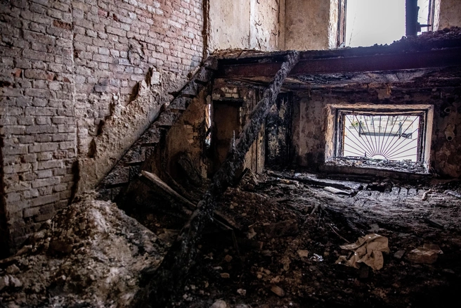 Самое крупное возгорание произошло ночью в Рязани | Источник: Кирилл Поверинов / 76.RU