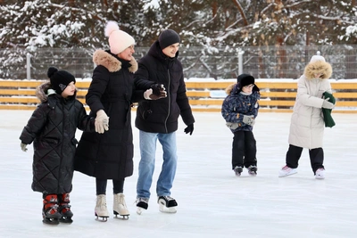 В Челябинске снова открылись катки после потепления