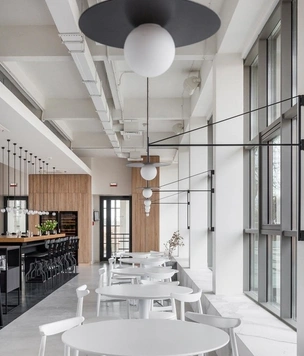 Лаконичный ресторан в Минске по проекту Zrobym Architects