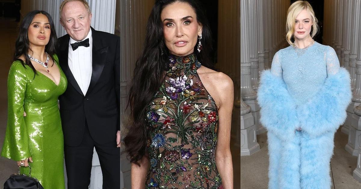 Деми Мур в «голом» платье, Тарас без Перминовой и самые крепкие пары Голливуда: гала-вечер LACMA