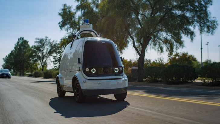 В Калифорнии на дороги выпустили беспилотные автомобили для доставки еды
