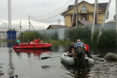 В Забайкалье из-за ливней затопило более тысячи участков