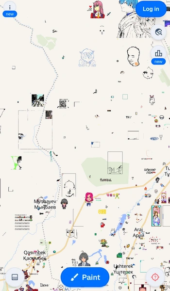 Казахстан на Wplace | Источник: Wplace