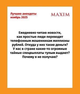 Самые смешные анекдоты за ноябрь 2025 года
