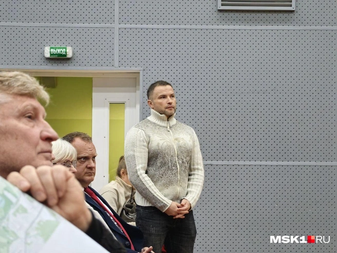 Активист, предложивший заморозить рассмотрение вопроса о благоустройстве Горенского леса | Источник: Дмитрий Бондарев / MSK1.RU
