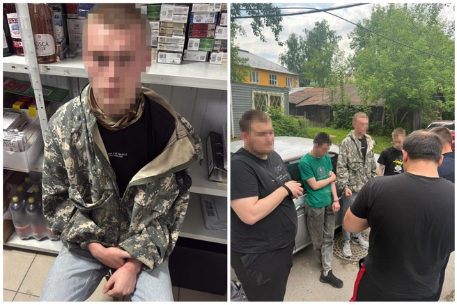 Парни скрывали свои лица от камер за балаклавами | Источник: АБ «Гвардия»