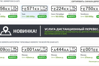 Why Russia is selling vanity license plates on Gosuslugi and potential earnings