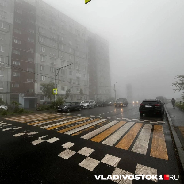 Так выглядит запаркованная дорога | Источник: Алиса Князева / VLADIVOSTOK1.RU