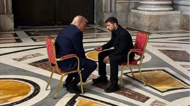 Трамп и Зеленский провели короткую встречу | Источник: офис президента Украины