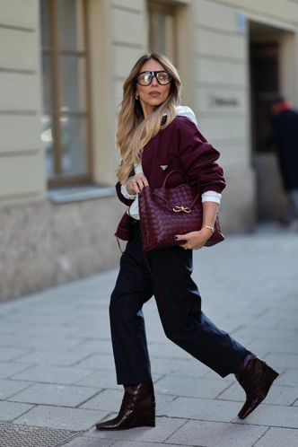 Как стилизовать Black Cherry&nbsp;&mdash; самый модный оттенок сезона