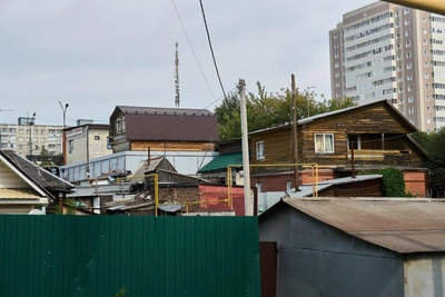 Снос частного сектора на улице Кирова в Новосибирске