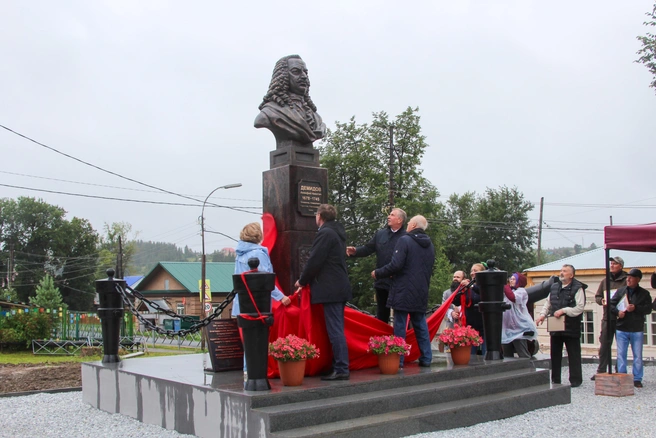 Открытие памятника Демидову | Источник: герой публикации