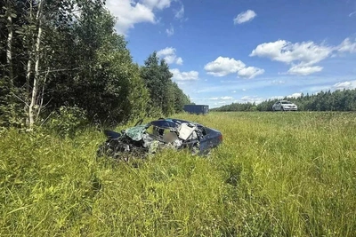 Два жителя Архангельской области погибли в аварии на трассе М-8