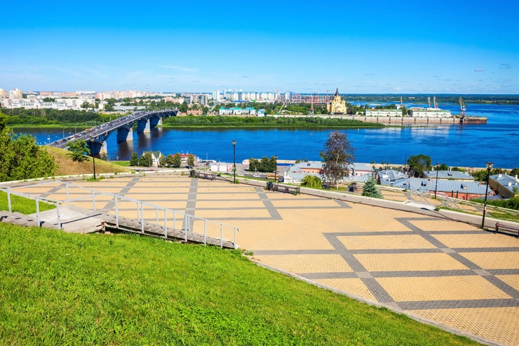 Набережная Федоровского в Нижнем Новгороде | Источник: Shutterstock/Fotodom.ru
