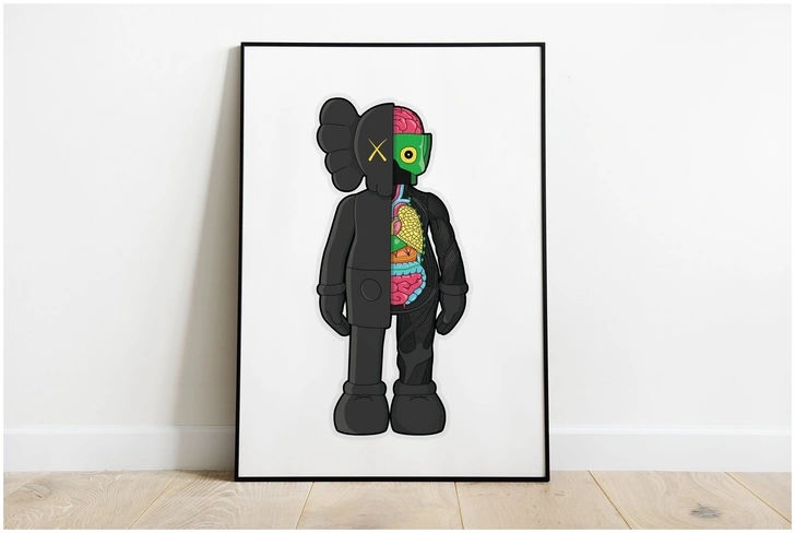 Плакат «KAWS»