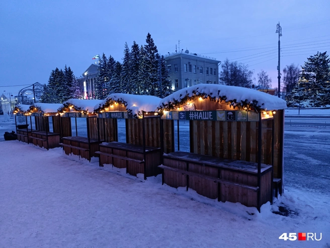 Совсем скоро здесь появятся торговцы | Источник: Надежда Тихомирова / 45.RU