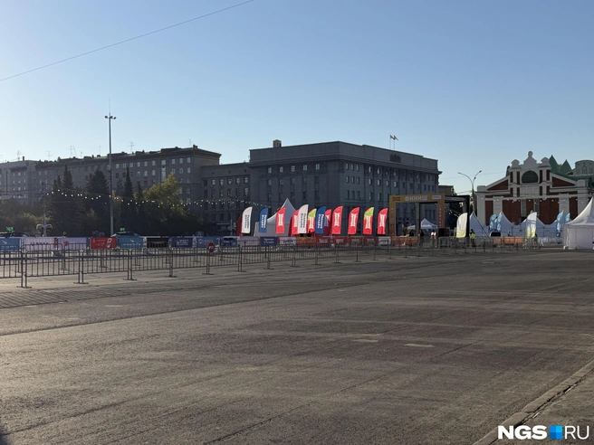 Ограничения ввели на время подготовки и проведения полумарафона  | Источник: Анастасия Хрипушина/NGS.RU