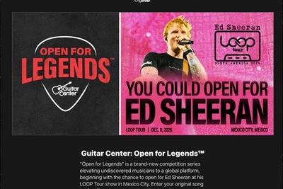 Guitar Center отсеял пропалестинские заявки на конкурс к Ed Sheeran