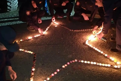 Пожарные Сахалина почтили память павших в ВОВ