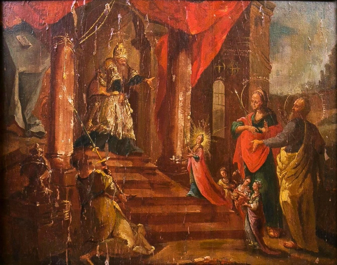 М. Искрицкий. «Введение во храм девы Марии», 1730. | Источник: пресс-служба выставки