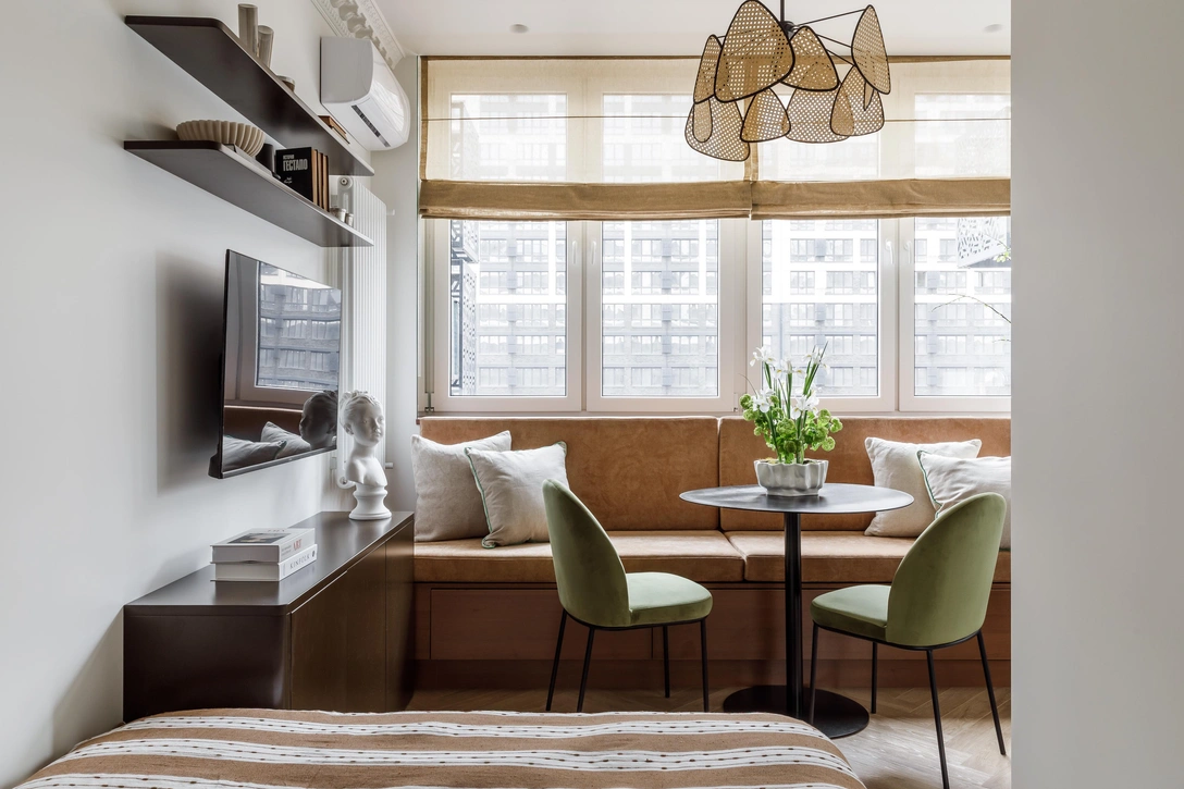 Разумный минимум: светлая квартира 23 м² в Краснодаре | Источник: Михаил Чекалов. Стиль: Александра Пыленкова