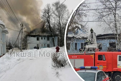 Отец с дочкой выпрыгнули из окна при взрыве газа в Подмосковье