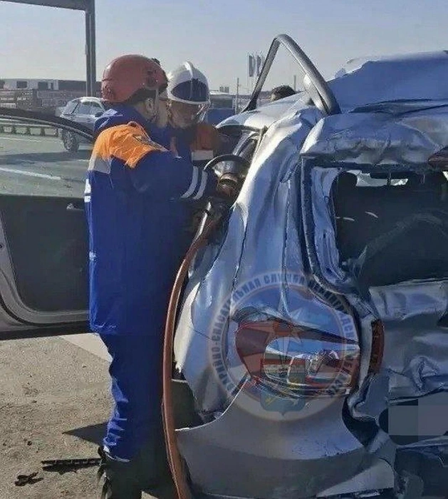 Аварии-близнецы собрали пробку на КАД у Бугров. Есть пострадавшие