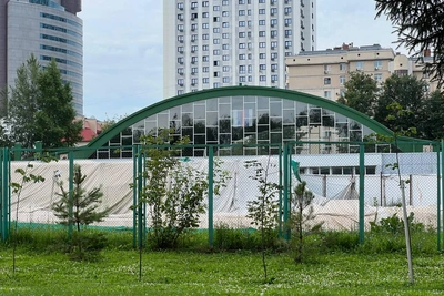 Строительство Центра бокса в парке Якутова Уфы застопорилось