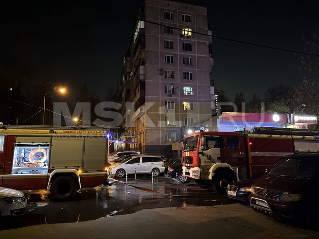 В пожаре на востоке Москвы погибла женщина | Источник: Андрей Кузнецов / MSK1.RU